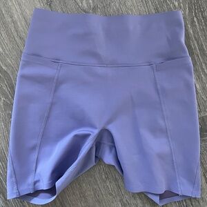 Nike Women's High-Waist Bike Shorts in Dusty Amethyst